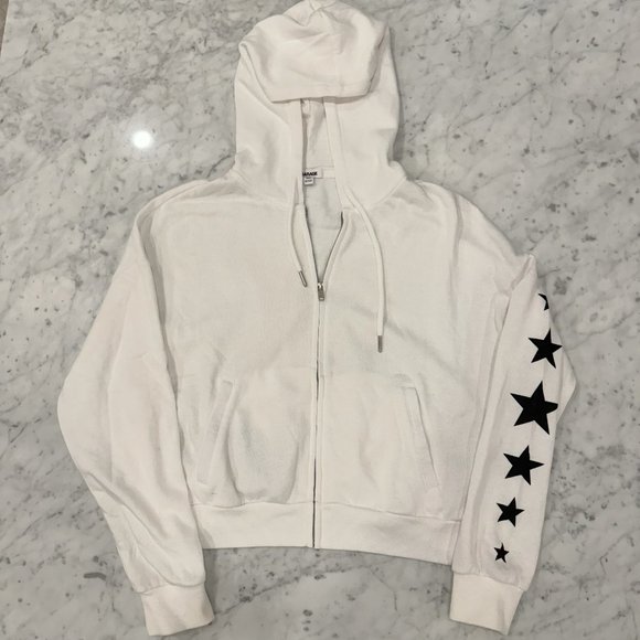 Garage Zip-up Starred Hoodie - Size M - Picture 1 of 3